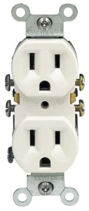 5320-WMP 15 Amp, 125 Volt, Duplex-Steckdose, Wohnqualität, Erdung, 1... - Bild 1 von 1