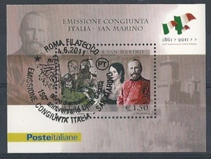 2011 ITALIA FOGLIETTO GARIBALDI ANNULLO FDC - Foto 1 di 1
