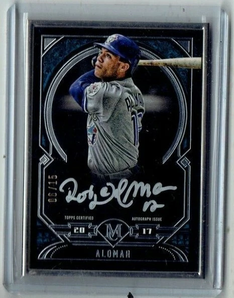 Roberto Alomar 2017 Topps Museum Collection Metal Silver Ink Auto/Autograph - Image 1 of 1