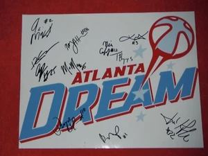 2022 ATLANTA DREAM TEAM SIGNED 11X14 RHYNE HOWARD - Picture 1 of 1