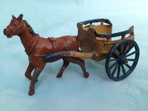 Pre War Taylor & Barrett Die Cast Governess Cart - Picture 1 of 8