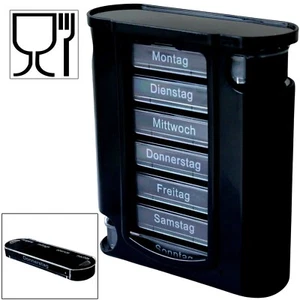 Medikamentenbox Tower 28 Fächer 7 Tage Pillendose Tablettenbox Pillenbox Box - Bild 1 von 5