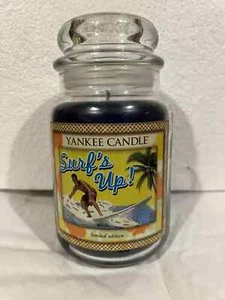 Surfs Up Limited Edition Yankee Candle Barattolo Grande 22 oz 623g - Una Delizia Bruciatori - Foto 1 di 4