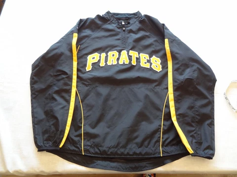 Majestic Cool Base Pittsburgh Pirates Windbreaker Jacket Men’s Medium MLB Cover