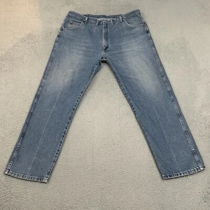 Wrangler Jeans Mens 44x32 Blue Denim 20X 22 Original Cotton 22MWXSW Rodeo Cowboy - Picture 1 of 19