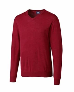 NWT Big and Tall Douglas V-Neck Sweater Merino Wool 2XT and 4XT MSRP 115.00 - Picture 1 of 2