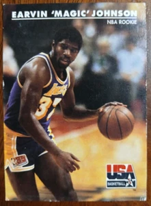 1992 SkyBox USA Basketball #29 Magic Johnson/NBA Rookie - Picture 1 of 2