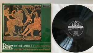 RARE ANSERMET BRAHMS SYMPHONY NO 4 SXL 6062 WIDE BAND LABEL STEREO LP - Bild 1 von 3