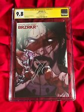 CGC SS 9.8~Brzrkr #3~1:25 Variant~signed by Jenny Frison~Story by Keanu Reeves
