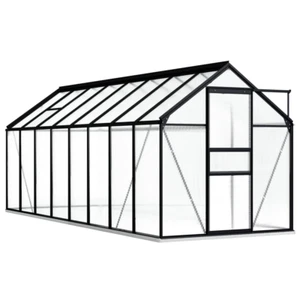 NNEVL Greenhouse with Base Frame Anthracite Aluminium 9.31 m² - Picture 1 of 6