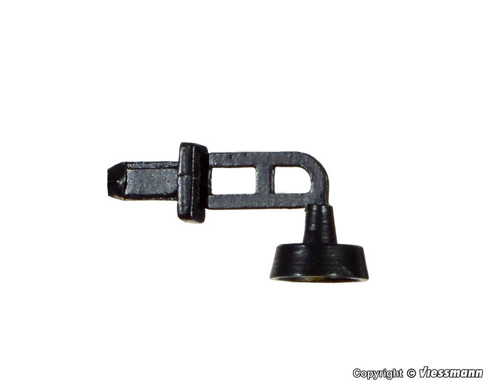 VIESSMANN 6087 Scala HO Lampione a parete per magazzino (luce LED bianco caldo) - Immagine 1 di 1