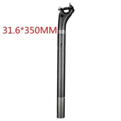 Tija de sillín de carbono para bicicleta de montaña de carretera longitud 350/400 mm diámetro 27,2/30,8/31,6 mm Foto 1 de 4