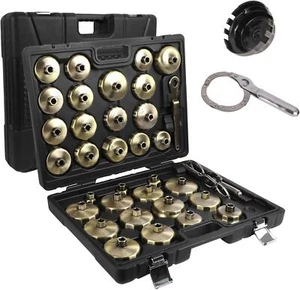 35PCS Oil Filter Socket Kit Oil Filter Wrench Cap Removal Tool Fit For BMW Ford - Picture 1 of 6