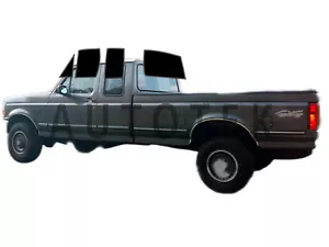 PreCut All Sides Window Film Any Tint Shade For Ford F250 Super Cab 1992-1996 - Foto 1 di 11