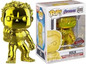 Funko Pop Marvel Avengers Endgame Cromo Dorado 499 POP! HULK 41352 NUEVO En Caja - Imagen 1 de 4