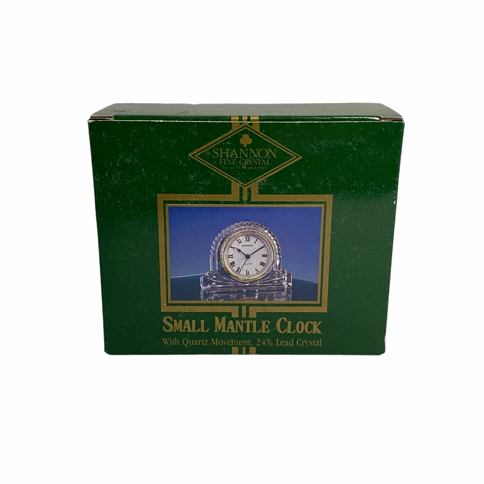 Reloj Shannon Cristal Irlandés Pequeño Manto Movimiento Cuarzo 24% Cristal Plomo: NUEVO Foto 1 de 4