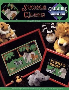 NEW JUNGLE MARCH TWO GREAT XSTITCH CHARTS - Picture 1 of 1