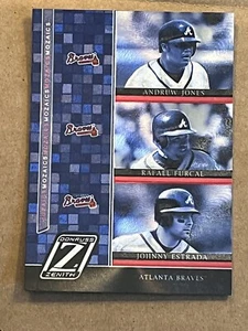 2005 DONRUSS ZENITH - MOZAICS INSERT - A. JONES, FURCAL, ESTRADA BRAVES #M-5 - Picture 1 of 2