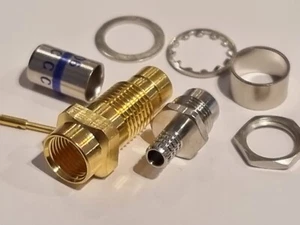 ITT Sealectro RF Coaxial 75Ω Type P43/2G Connector 817808 BFG 051-127-9579-A90 - Afbeelding 1 van 6