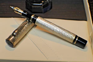 MONTEGRAPPA LIMITED EDITION COSMOPOLITAN BOHEMIAN PARIS 18K Nib FOUNTAIN PEN 001 - Picture 1 of 24
