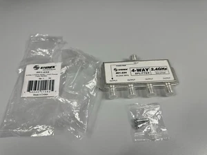 4-Way Splitter 2.4GHz 90dB 1 Port Power Pass New Open Package Steren 201-234 - Picture 1 of 5