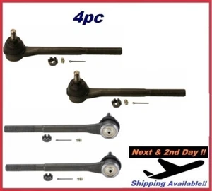 For CHEVROLET GMC MOOG Tie Rod End SET Inner Outer KIT ES333RL ES681N - Picture 1 of 1