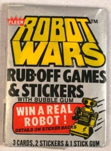 1985 FLEER ROBOT WARS CARD SEALED PACK - Picture 1 of 2