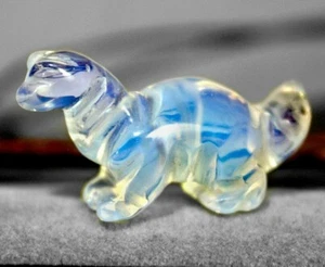 Baby Opalite Dinosaur Totem Figurine Diplodocus Spirit Animal Figurine 9150 - Picture 1 of 4