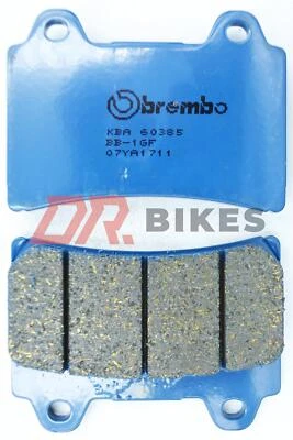 Pastillas de freno delanteras de carretera Yamaha FZR1000 Exup 1989 Brembo cerámica carbono Foto 1 de 4