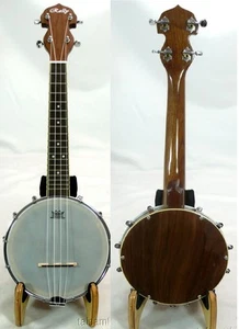 Rally Ukulele banjo,wood resonator- Aquila strings,Free hard case DUB02-L series - Picture 1 of 8