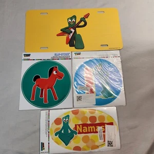 Paquete de placa adhesiva magnética Gumby Pokey - Imagen 1 de 5