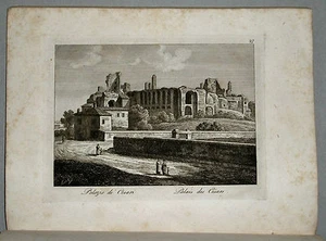 1818c.Inc/Kupfer.ROM: PALAZZO DEI CESARI. von NIBBY - Parboni-Ruga. - Bild 1 von 1