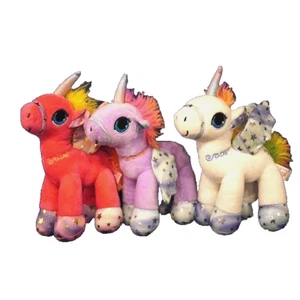 Linzy Toys lila, pink und weiß Pferd Plüschtiere - BRANDNEU - Bild 1 von 5