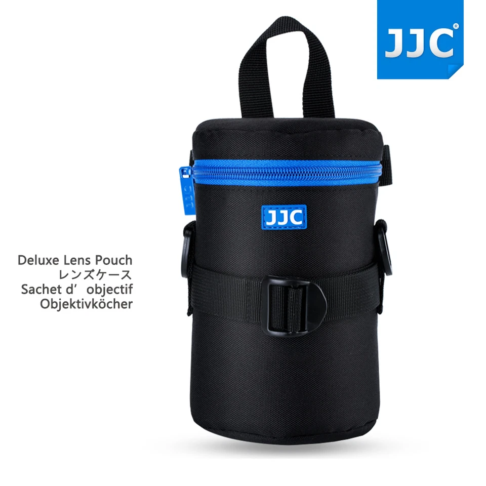 JJC DLP-3II Deluxe Lens Pouch Case Bag for 80 x 170mm lens with shoulder strap