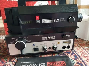 EUMIG S 824 SONOMATIC Normal 8 + Super 8 TONFILMPROJEKTOR - Foto 1 di 19