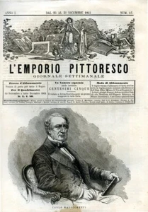 " L'Emporio Pittoresco " Giornale settimanale - Anno I - N° 17 - 1864 - Foto 1 di 7