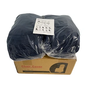 ManMengJi Coprisedia Spandex Lycra Elasticizzato Slipcover 20 pz Blu Mezzanotte Bracciolo - Foto 1 di 12