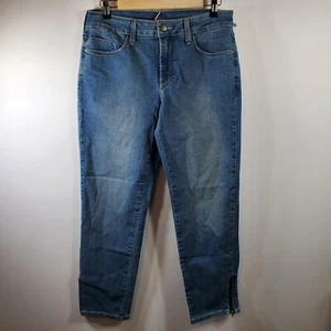 NYDJ Ankle Jeans Lift Tuck Mid Rise Medium Wash Damen 8P NEU - Bild 1 von 11