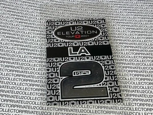 U2 - CREW - GUEST - VIP - ELEVATION TOUR - LOS ANGELES 2 - MEMORABILIA - FOIL - Picture 1 of 1