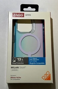 Open Box ZAGG Gear4 Milan Snap Magnetic Case iPhone 14 Pro (6.1") Aurora Ombre - Picture 1 of 4