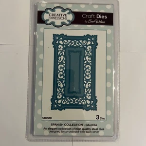 New Creative Expressions - Sue Wilson Spanish Collection Galicia X3 Dies - Picture 1 of 3