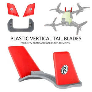 3D Printing Vertical Tail Blades Stabilizer Spoiler Part For DJI FPV RC Drone - Picture 1 of 7