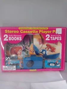 Cinderella & thumbelina Stereo Cassette Player Pak w/ Read Along Tapes NIB RARE! - Picture 1 of 3
