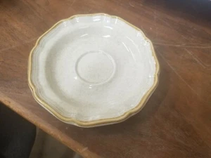 Vintage Mikasa Garden Club Bells of Blue EC-400 STONEWARE Japan Saucers - Picture 1 of 5