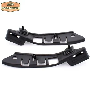 2008-2012 Chevrolet Malibu Front Outer Bumper Bracket Retainer Support Pair Set - Picture 1 of 7