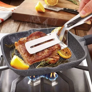 Fischwender Bratenwender Fleischwender Wendezange EDELSTAHL - Bild 1 von 6