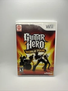 Guitar Hero World Tour Nintendo Wii completo CIB TESTATO - Foto 1 di 4