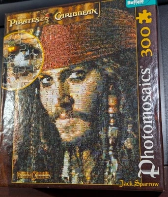 Pirates of the Caribbean Jack Sparrow 300 Piece Puzzle - Brand New in Box! Foto 1 de 3
