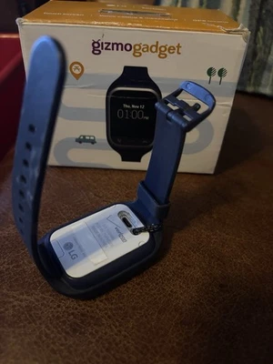 Verizon LG-VC200B Gizmo Gadget Smart Watch Navy Blue Band USB Charging Untested - Image 1 of 2