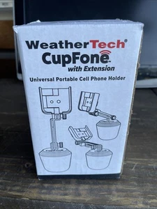 WeatherTech CupFone Universal Adjustable Cup Holder Car Mount for Cell Phones - Photo 1 sur 4
